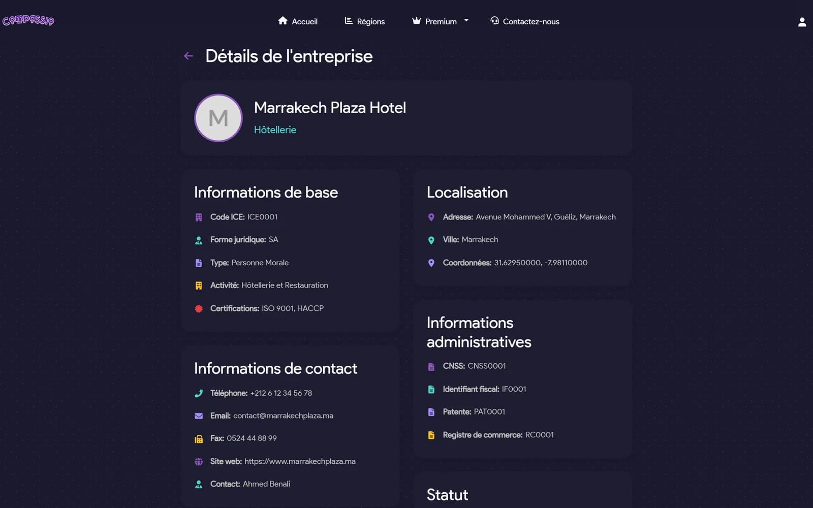 Compassio — Fiche détaillée d'une entreprise
